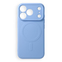 Kryt Silicone Mag Cover pro iPhone 17 Pro / 18 Pro - světle modrá