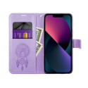 Pouzdro MEZZO BOOK pro iPhone 17 Pro - fialová (dreamcatcher)