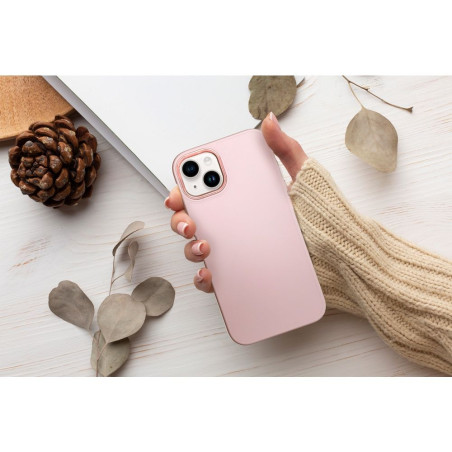 Kryt FRAME iPhone 17 Pro – pudrově růžová