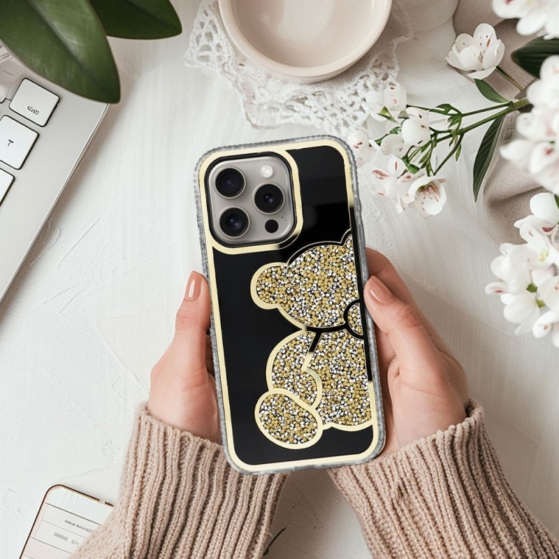 Kryt TEDDY BEAR pro iPhone 18 Pro / 17 Pro - zlatý