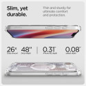 Pouzdro Spigen Ultra Hybrid MagSafe pro iPhone 16e Zero One – bílé