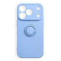 Kryt s prstencem pro iPhone 18 Pro / 17 Pro – světle modrý