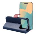 Kryt SPLIT BOOK pro iPhone 17 Pro/18 Pro - tmavě modrá a červená