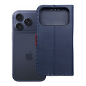 Kryt SPLIT BOOK pro iPhone 17 Pro/18 Pro - tmavě modrá a červená