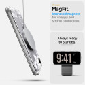 Pouzdro Spigen Ultra Hybrid MagSafe pro iPhone 16e Zero One – bílé