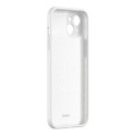 BASEUS ARYT000302 Liquid Gel Case Prémiový silikonový kryt pro iPhone 13, bílý