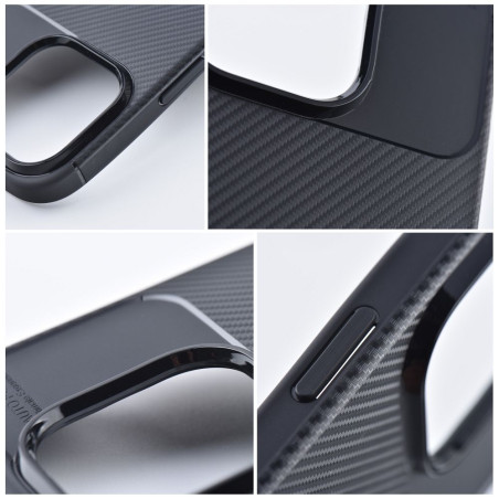 Kryt CARBON PREMIUM pro iPhone 18 Pro / 17 Pro – černá