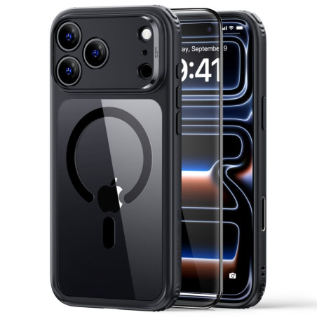 Ochranné sklo ESR CLASSIC HYBRID MAGSAFE pro iPhone 17 Pro Max / 18 Pro Max - transparentní / černá