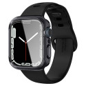 Pouzdro Spigen Ultra Hybrid pro Apple Watch 7 / 8 / 9 (41 mm) - průhledné šedé