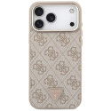 Kryt Guess 4G Triangle Logo MagSafe pro iPhone 17 Pro Max - rose gold