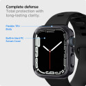Pouzdro Spigen Ultra Hybrid pro Apple Watch 7 / 8 / 9 (41 mm) - průhledné šedé