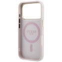 Kryt Guess RING STAND 360 4G CLASSIC pro iPhone 17 Pro Max - pink