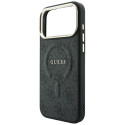 Kryt Guess EMBOSSED 4G Classic MagSafe pro iPhone - černý