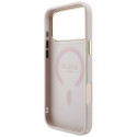 Kryt Guess EMBOSSED 4G Classic MagSafe iPhone 17 Pro Max - růžová