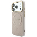 Kryt Guess SAFFIANO Peony MagSafe pro iPhone 17/18 Pro Max - růžová