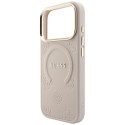 Kryt Guess SAFFIANO Peony MagSafe pro iPhone 17/18 Pro Max - růžová
