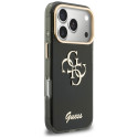 Kryt Guess IML 4G Script Metal Case pro iPhone 17/18 Pro Max - black