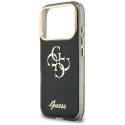 Kryt Guess IML 4G Script Metal Case pro iPhone 17/18 Pro Max - black