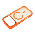 Kryt Forcell F-PROTECT Smoke Hybrid pro iPhone 17 Pro Max - oranžová