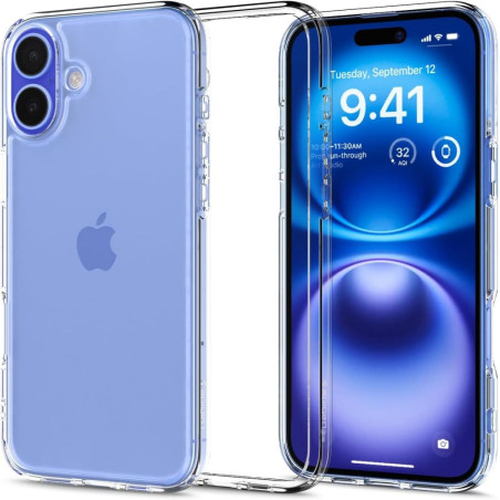 Pouzdro Spigen Ultra Hybrid pro iPhone 16 - čiré