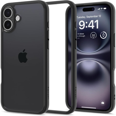 Pouzdro Spigen Ultra Hybrid pro iPhone 16 - matná černá