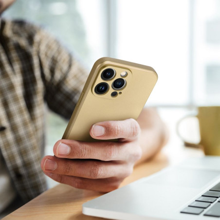 Kryt pro iPhone 17 Pro Max / 18 Pro Max - metalická zlatá