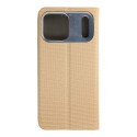 Flip case SENSITIVE BOOK pro iPhone 17/18 Pro Max - zlatá
