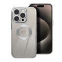 Kryt GLAM pro iPhone 17 Pro Max - stříbrná