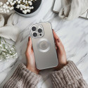Kryt GLAM pro iPhone 17 Pro Max - stříbrná