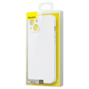 BASEUS ARYT000302 Liquid Gel Case Prémiový silikonový kryt pro iPhone 13, bílý