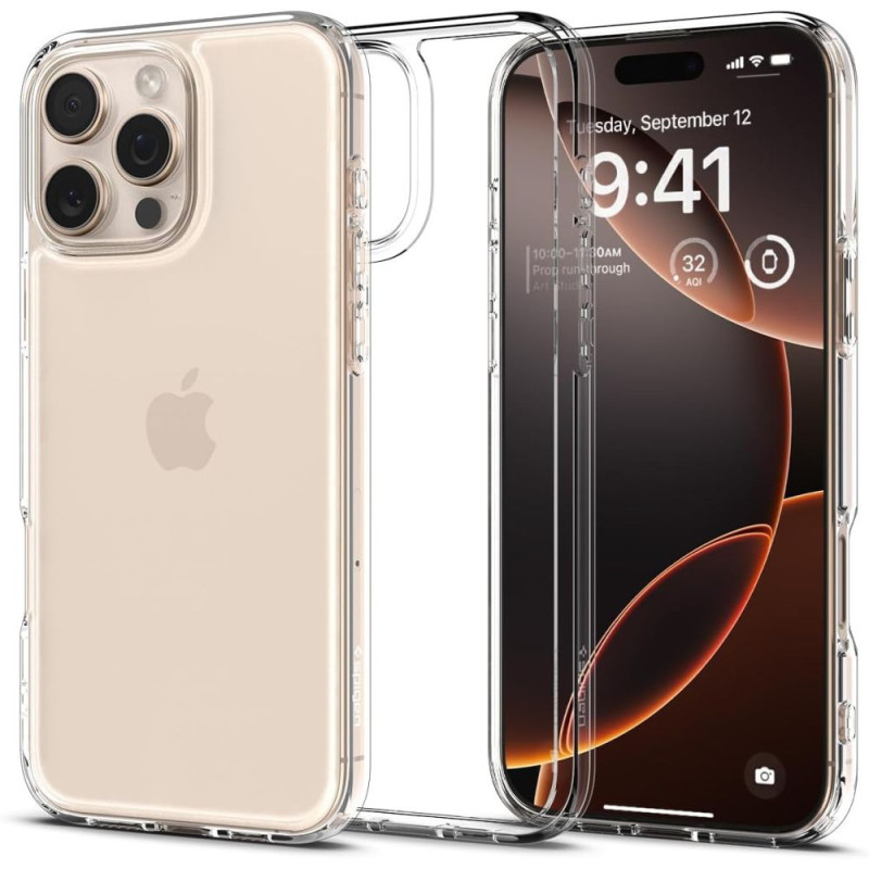 Pouzdro Spigen Ultra Hybrid pro iPhone 16 Pro - čiré