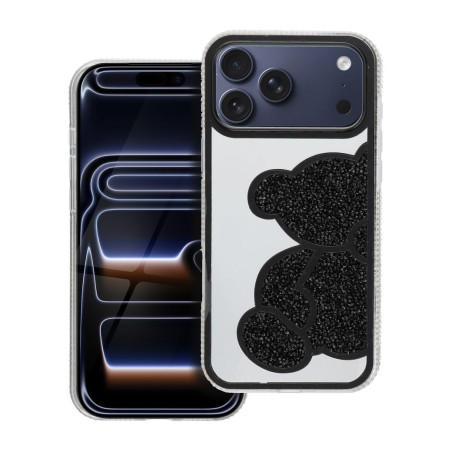 Kryt TEDDY BEAR pro iPhone 17 Pro Max - černá