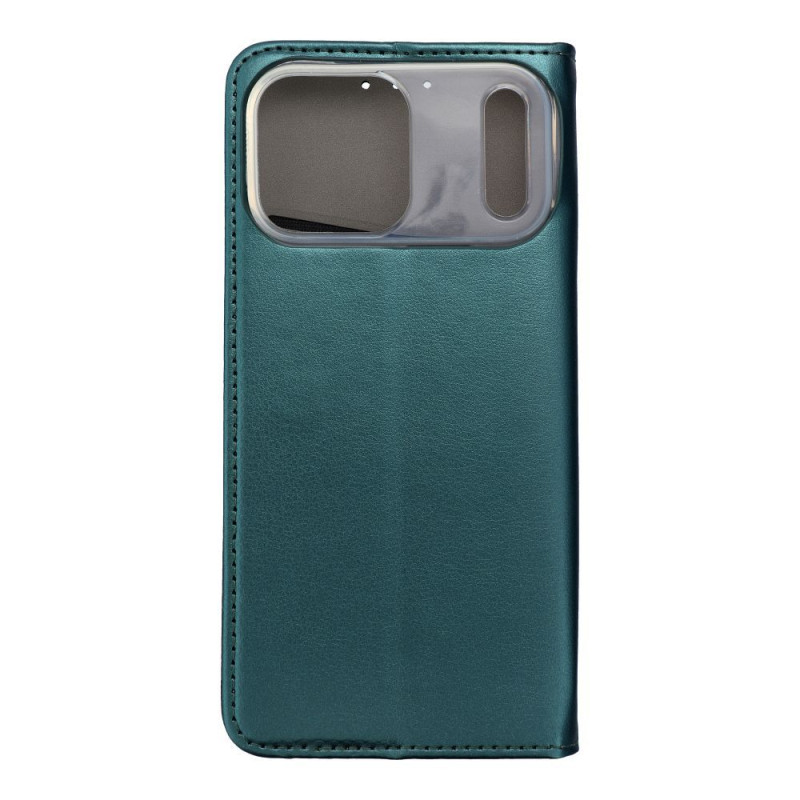 Flip case SMART MAGNETO Book pro iPhone 17 PRO MAX / 18 PRO MAX - tmavě zelená