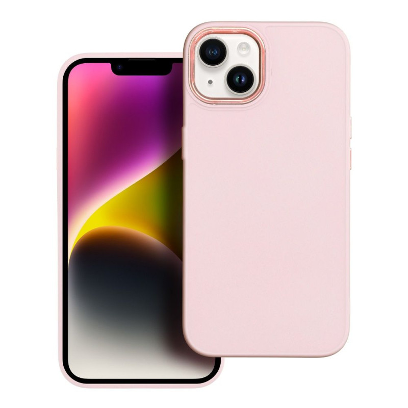 Kryt FRAME pro iPhone 18 Pro Max / 17 Pro Max - pudrově růžová