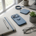 Pouzdro SILICONE RING pro iPhone 18/17 Pro Max - tmavě modré