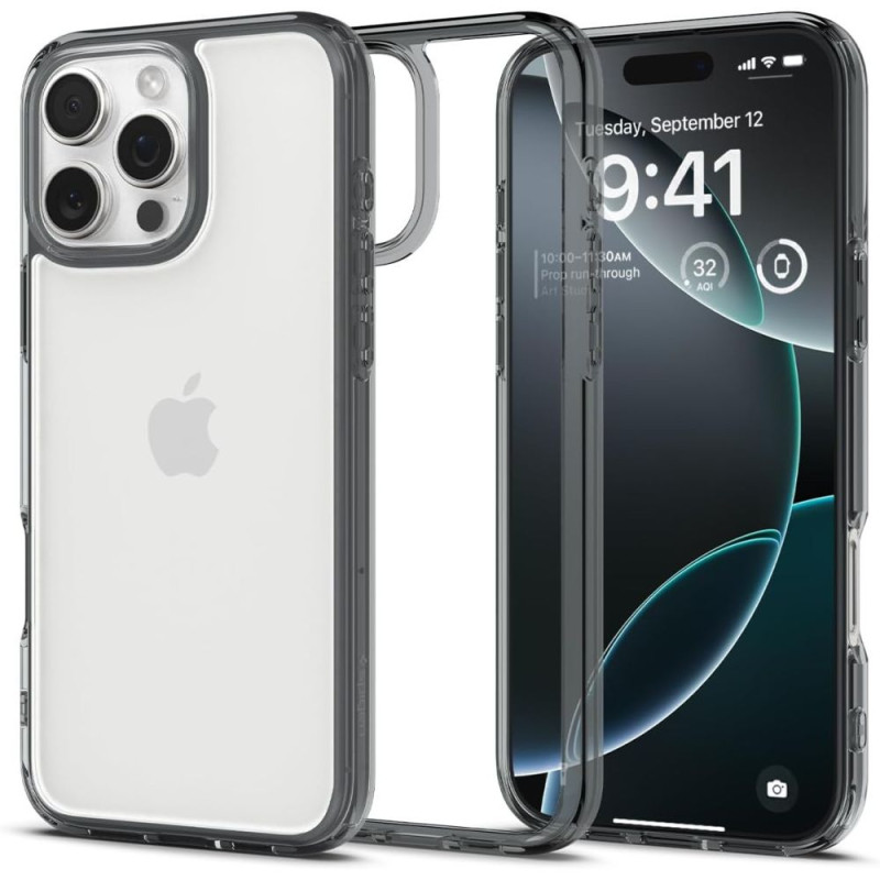 Pouzdro Spigen Ultra Hybrid pro iPhone 16 Pro Max - čiré