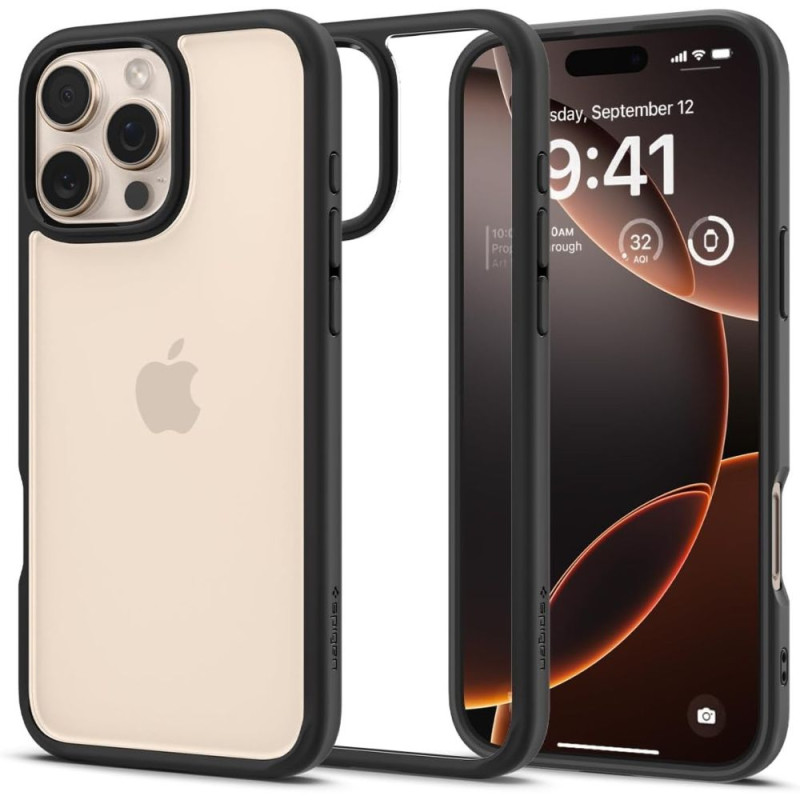 Pouzdro Spigen Ultra Hybrid pro iPhone 16 Pro Max - matná černá