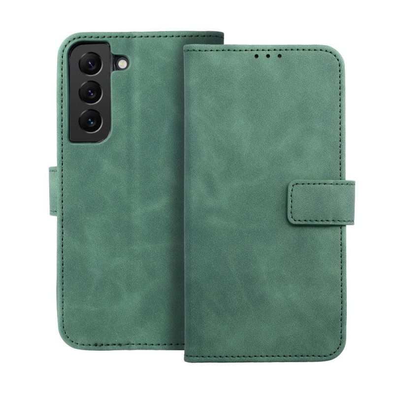 Pouzdro TENDER Book pro Samsung A22 5G - zelené