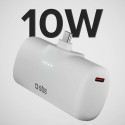 Powerbanka SBS EcoPower 5000 mAh 10W USB-C - bílá