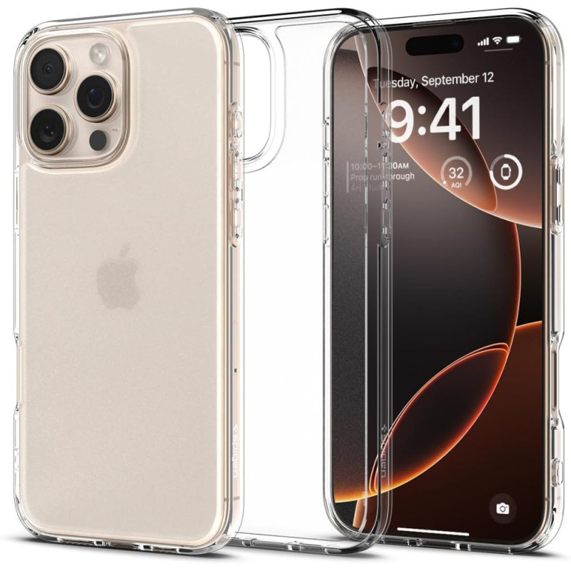 Pouzdro Spigen Ultra Hybrid pro iPhone 16 Pro Max - průhledné