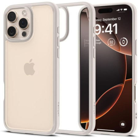 Pouzdro Spigen Ultra Hybrid pro iPhone 16 Pro Max - titanové
