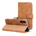 Pouzdro TENDER BOOK pro Samsung A13 5G/A04S - hnědá