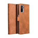 Flipové pouzdro TENDER BOOK pro Redmi Note 11 Pro – hnědá