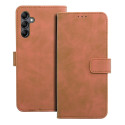 Pouzdro TENDER BOOK pro Samsung A14 – hnědé