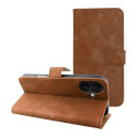 TENDER BOOK flip pro iPhone 16 Plus – hnědá