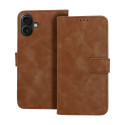 TENDER BOOK flip pro iPhone 16 Plus – hnědá