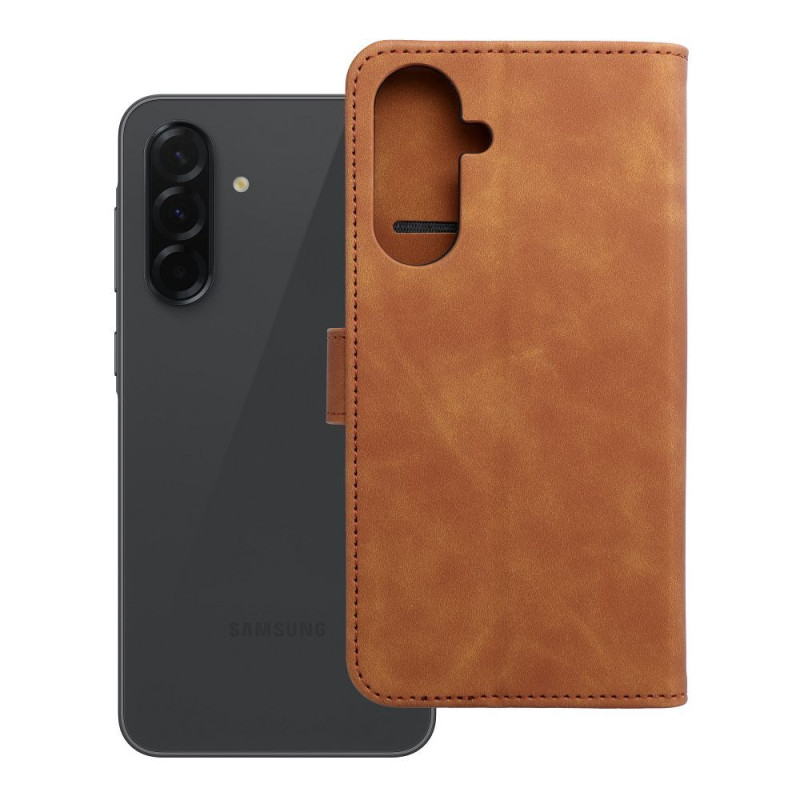 Pouzdro TENDER Book pro SAMSUNG A36 5G - hnědé