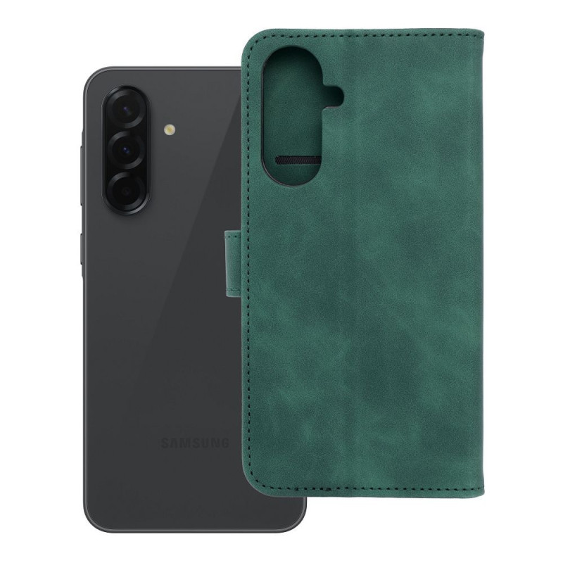 Pouzdro (flip case) TENDER BOOK pro Samsung A36 5G - zelené