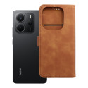 TENDER Book flip pouzdro pro Redmi NOTE 14 5G - hnědá