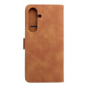 Pouzdro TENDER BOOK pro Samsung S25 FE – hnědá